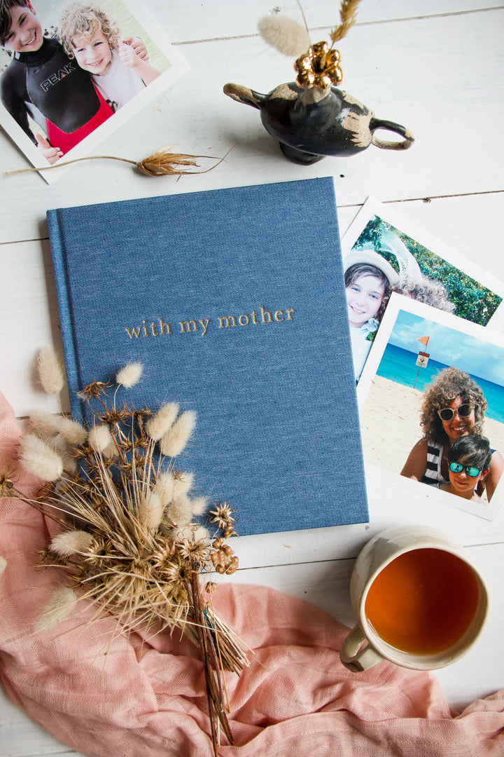 Write To Me - With My Mother - Denim Blue