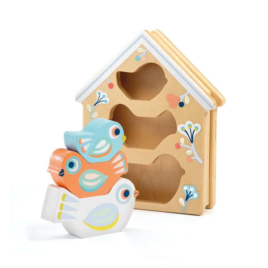 Wooden Shape Sorter - Baby Birdie