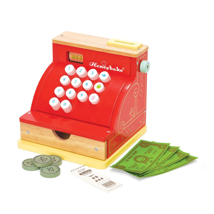 Wooden Toy Cash Register