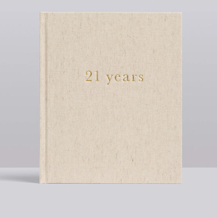 Write To Me - 21 Years of You Journal - Oatmeal