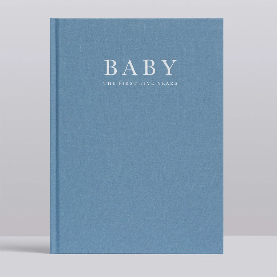 Write To Me - Baby Journal Birth to Five Years - Blue