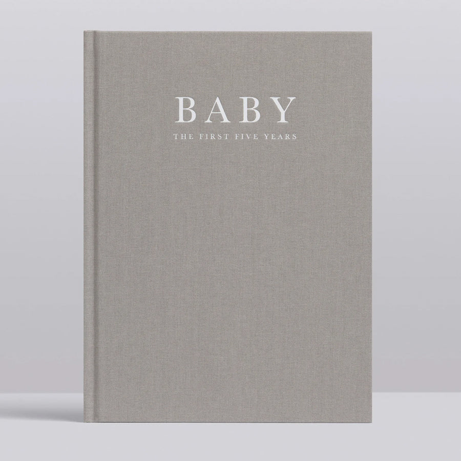 Write To Me - Baby Journal Birth to Five Years - Grey