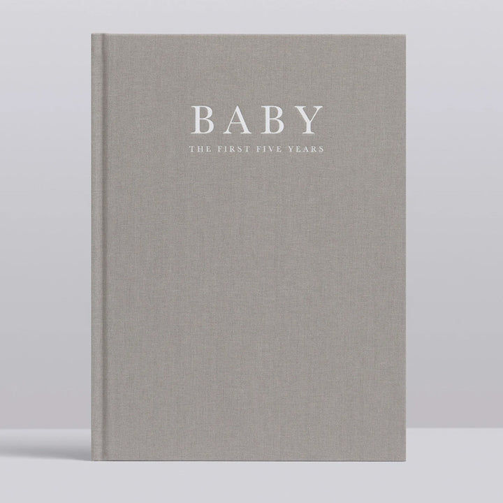 Write To Me - Baby Journal Birth to Five Years - Grey