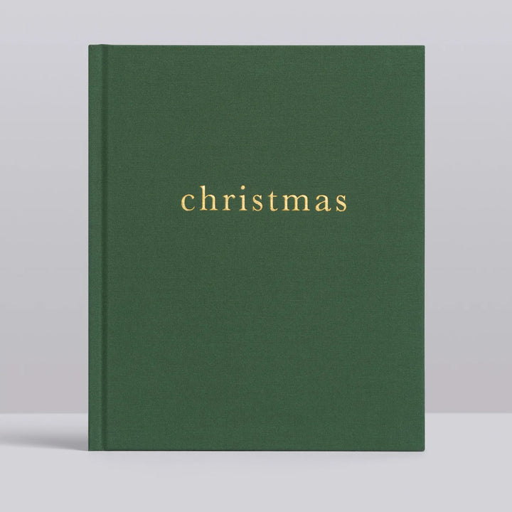 Write To Me - Family Christmas Book - Forest Green