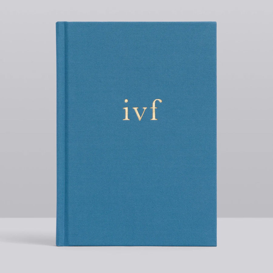 Write To Me - IVF Journal - Blue