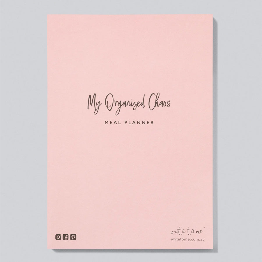 Write To Me - Meal Planner. My Organised Chaos