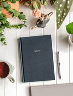 Write To Me - Lined Journal - Blue