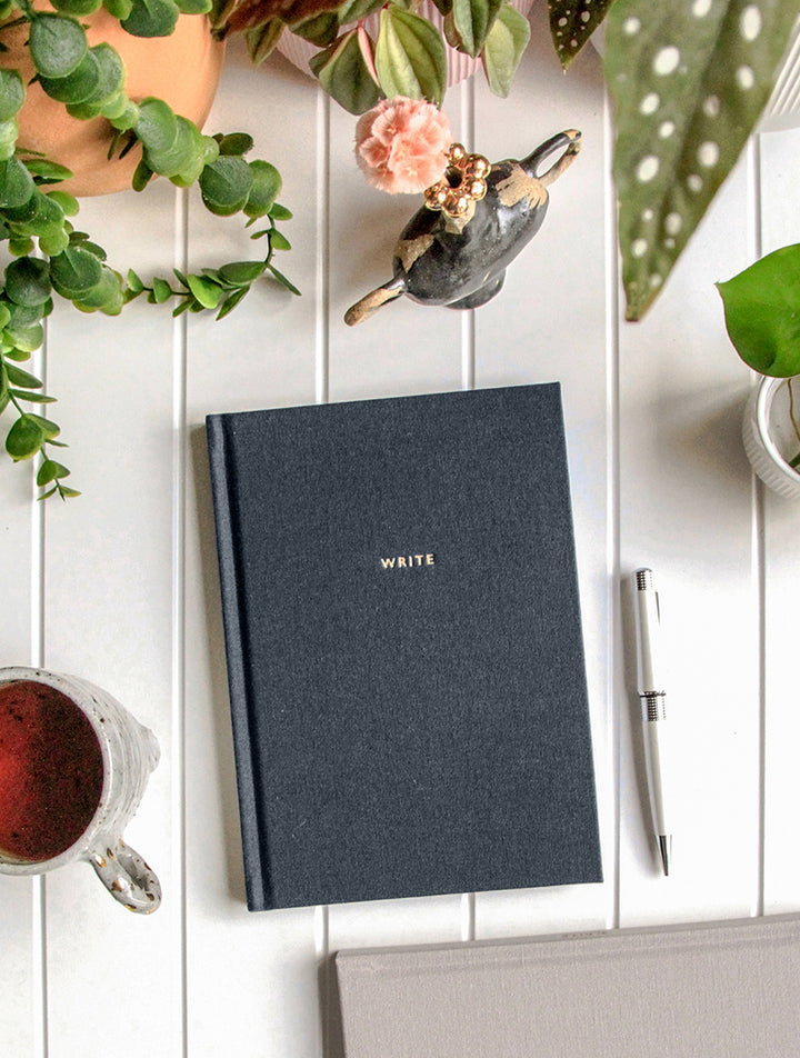 Write To Me - Lined Journal - Blue
