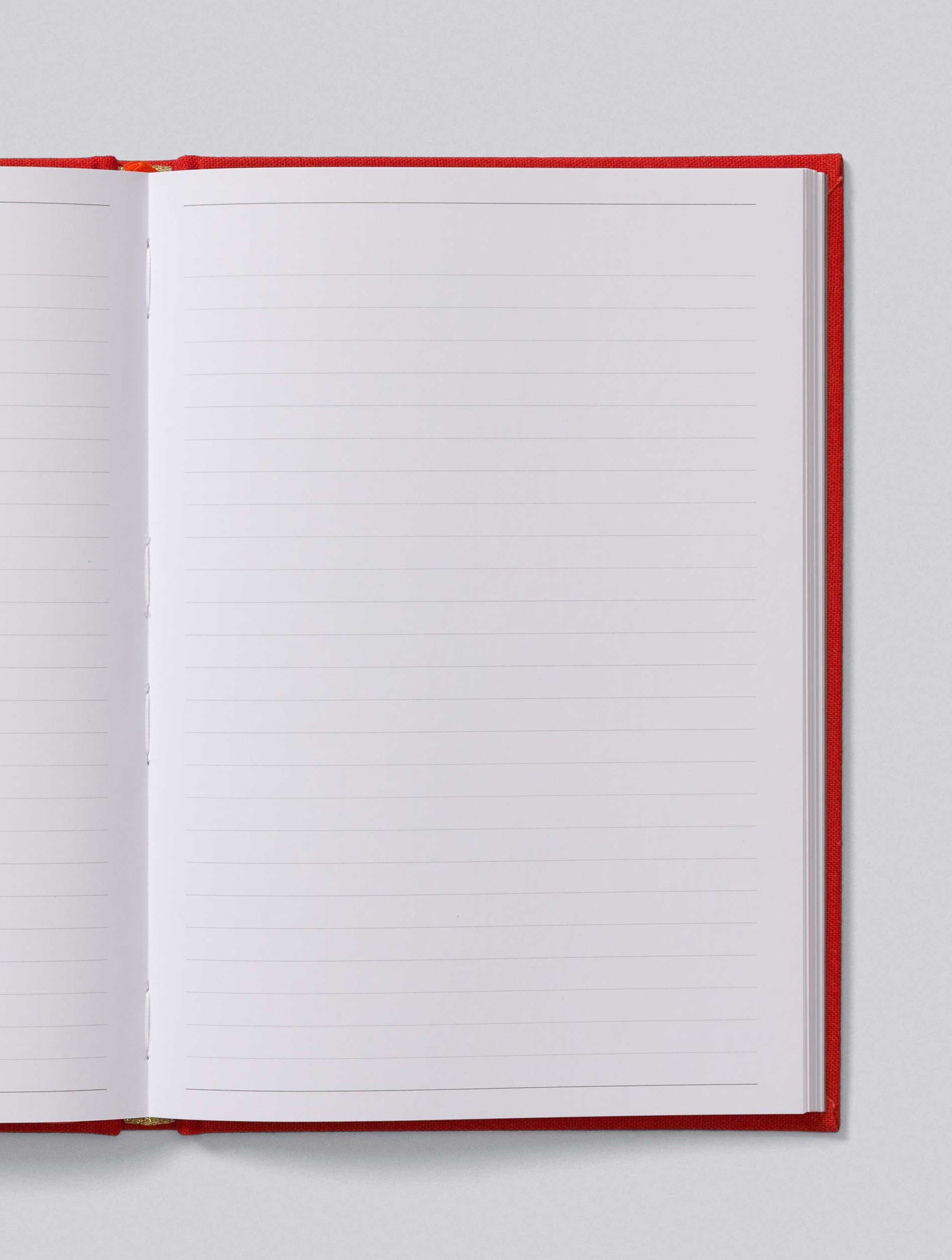 Write To Me - Lined Journal - Rust