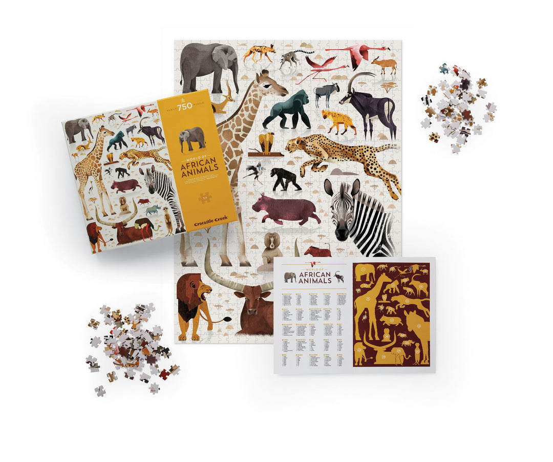 World of Puzzle 750 Piece - African Animals