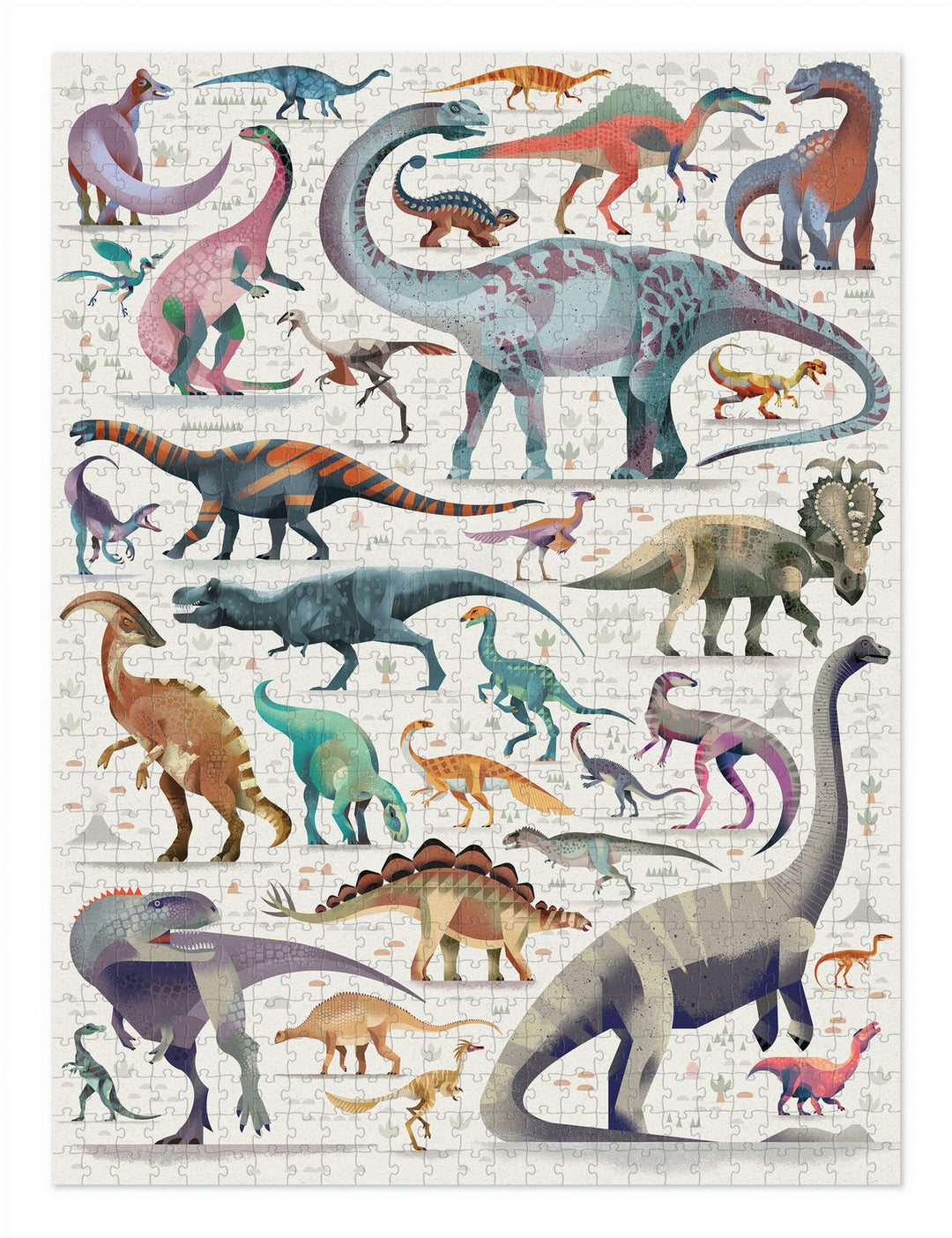 World of Puzzle 750 Piece - Dinosaurs
