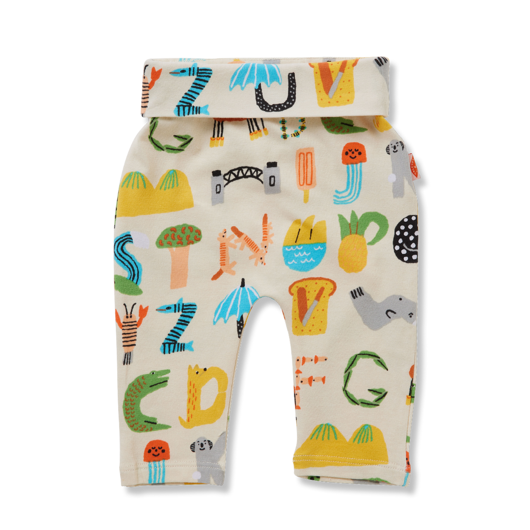 Halcyon Nights ABC Down Under Baby Leggings