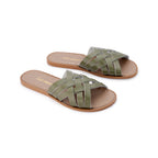 Saltwater Sandals Adults Retro Slides - Olive