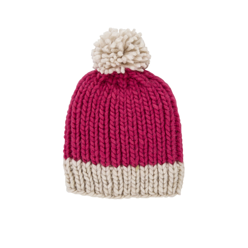 Traveller Chunky Beanie - Fuschia
