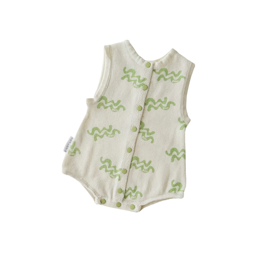 Ziggy Lou - Summer Bubble Romper | Waves