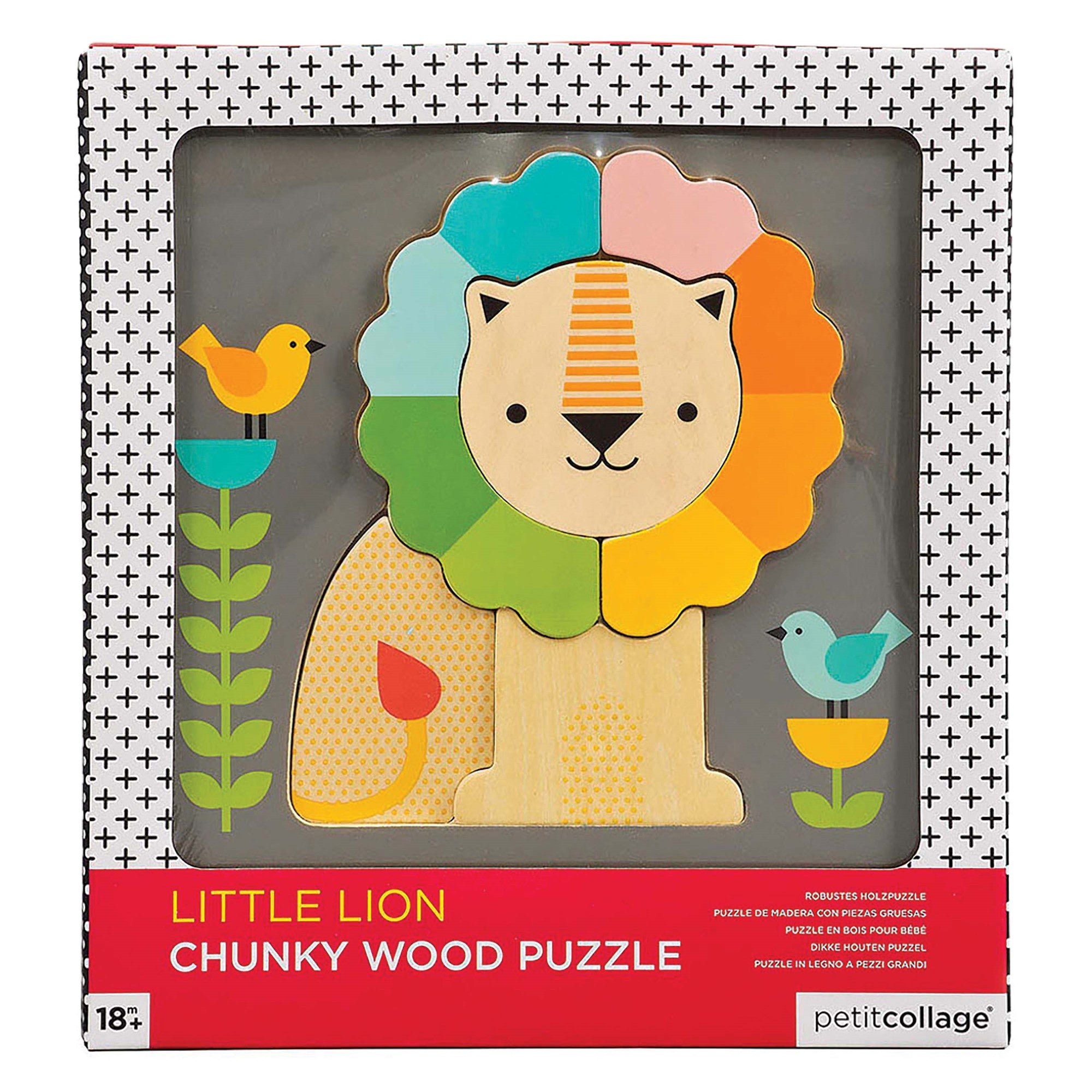 Chunky Wood Puzzle - Little Lion