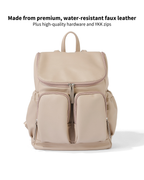 Nappy Backpack - Oat Dimple