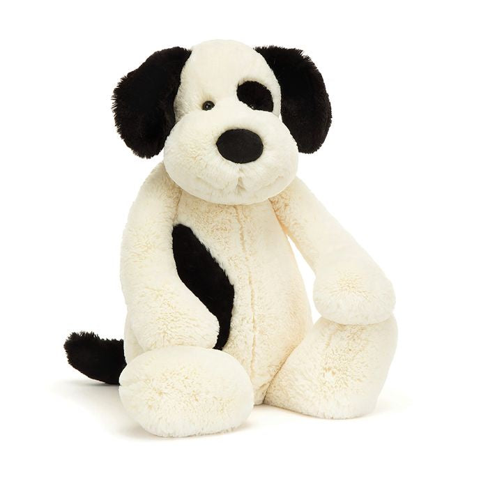 Jellycat Bashful Black & Cream Puppy - Huge