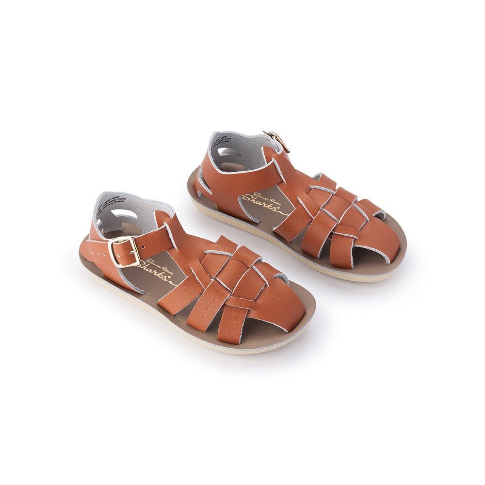 Saltwater Sandals Shark - Tan