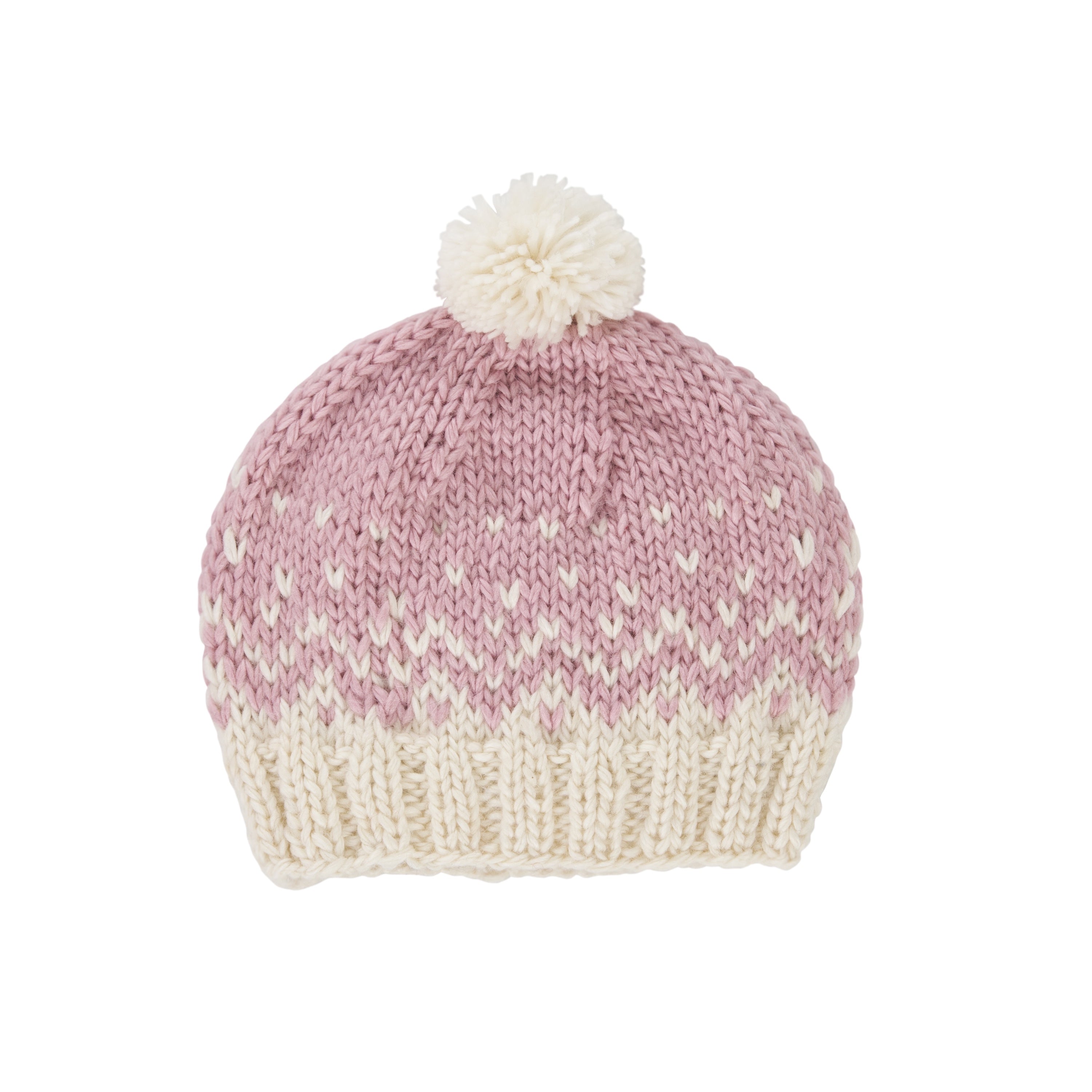 Snowflake Beanie - Pink