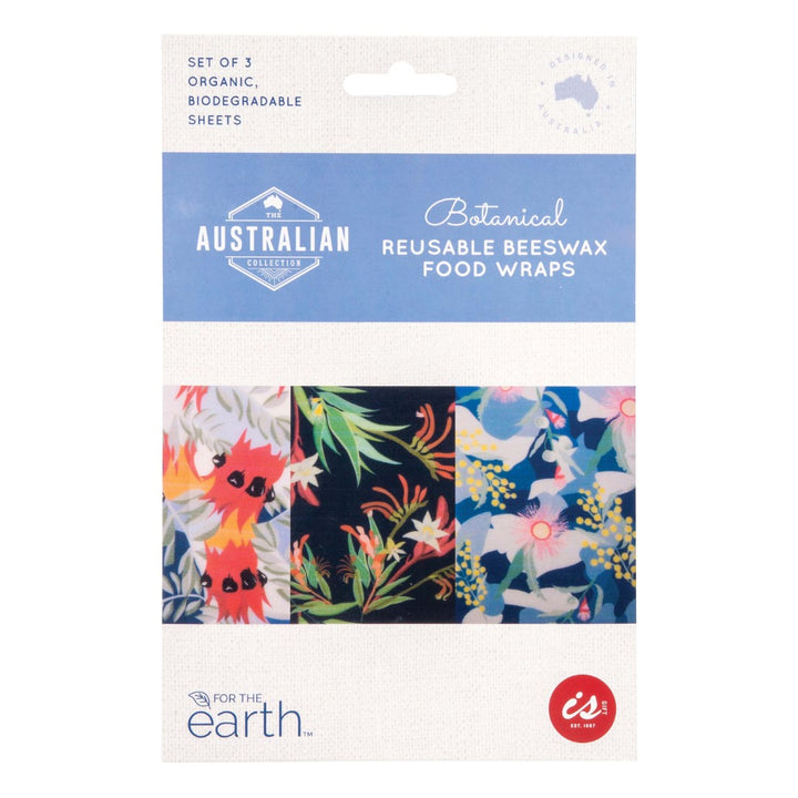 Reuseable Beeswax Food Wraps - Botanic