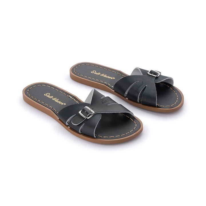 Saltwater Sandals Adults Classic Slides - Black