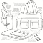 Carry All Nappy Bag - Tan