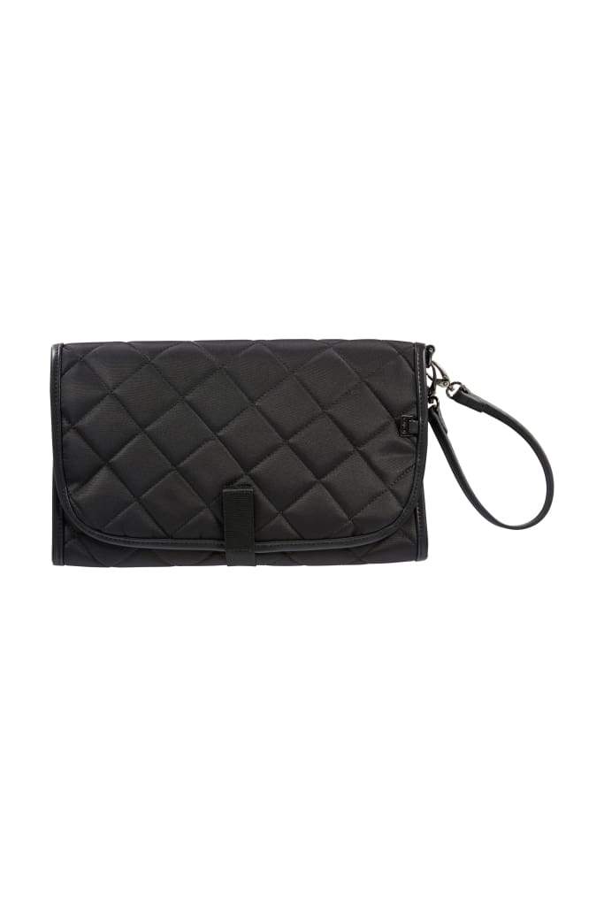OiOi Change Clutch - Black Quilt