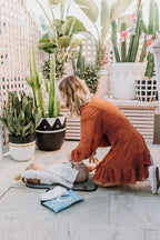 Change Clutch - Black Quilt