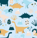 Greeting Card - Dino Repeat