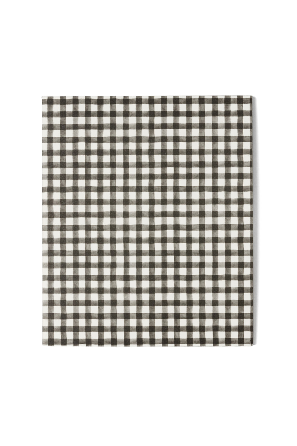 A5 Notebook | Black Gingham | Lined