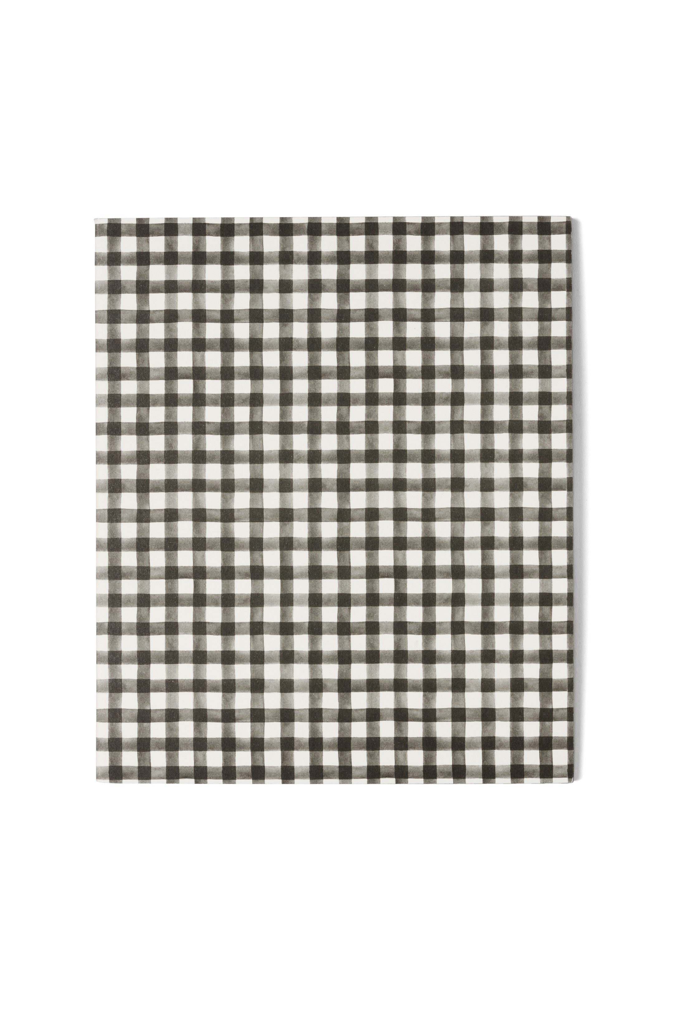A5 Notebook | Black Gingham | Lined