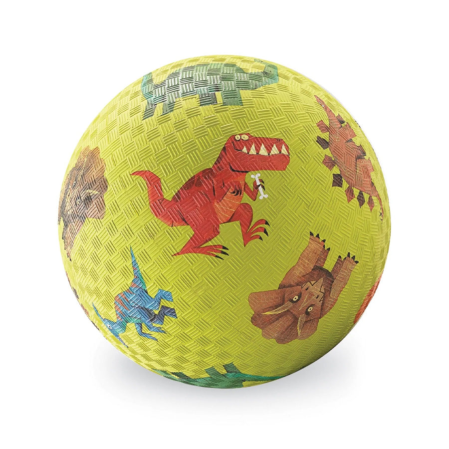 5 Inch Playground Ball - Dinosaurs Green