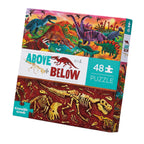 Above and Below Puzzle 48 Piece - Dinosaur World
