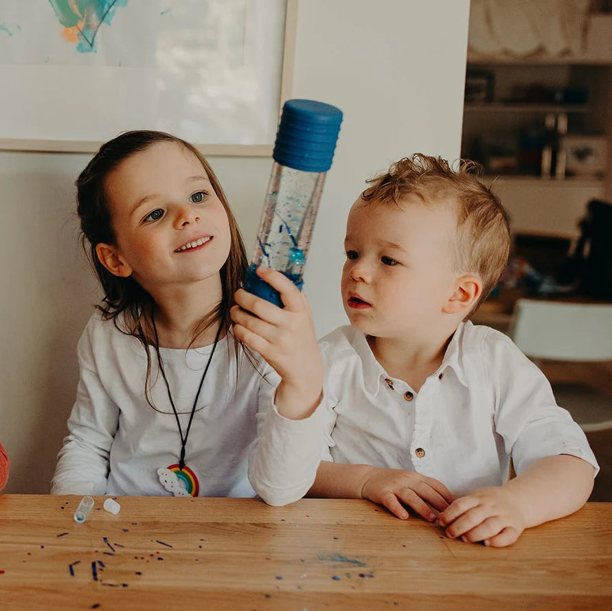 DIY Calm Down Bottle - Blue