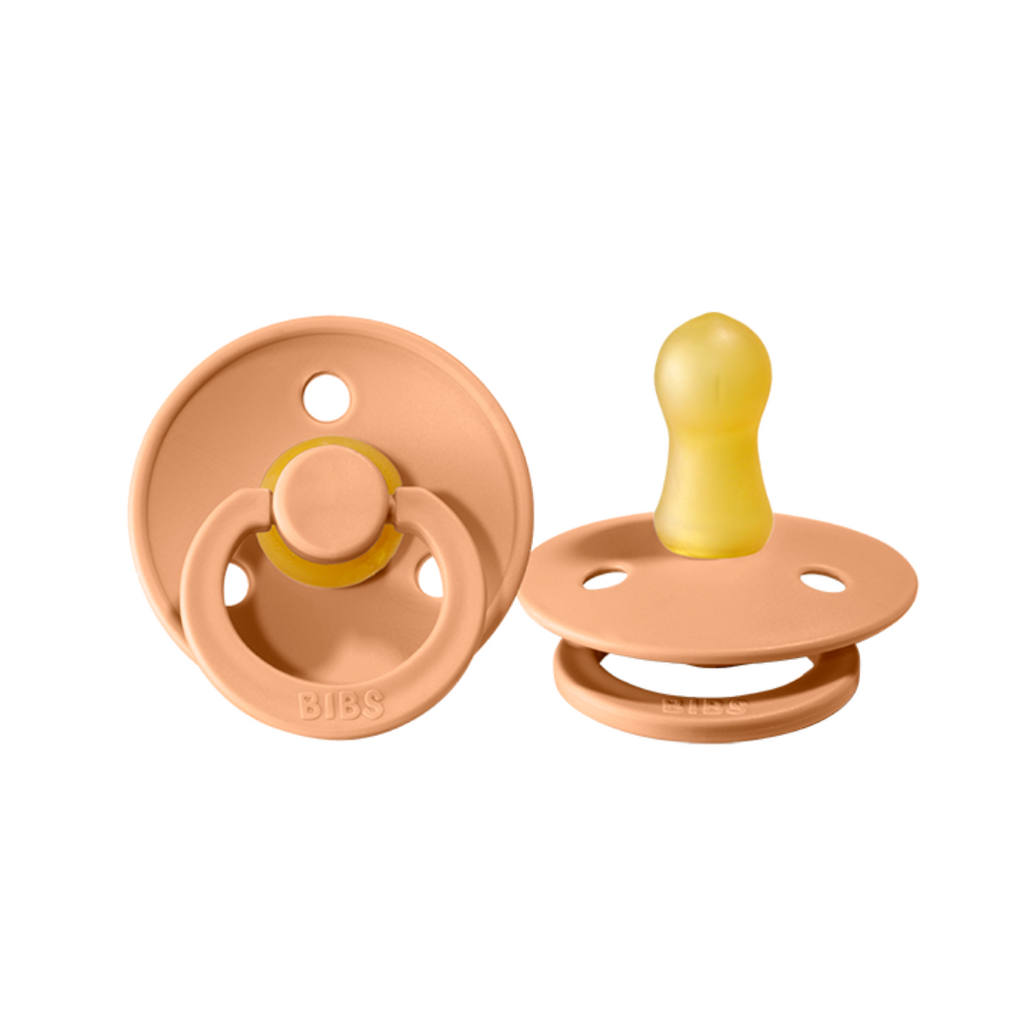 Colour Pacifier 2 Pack - Peach