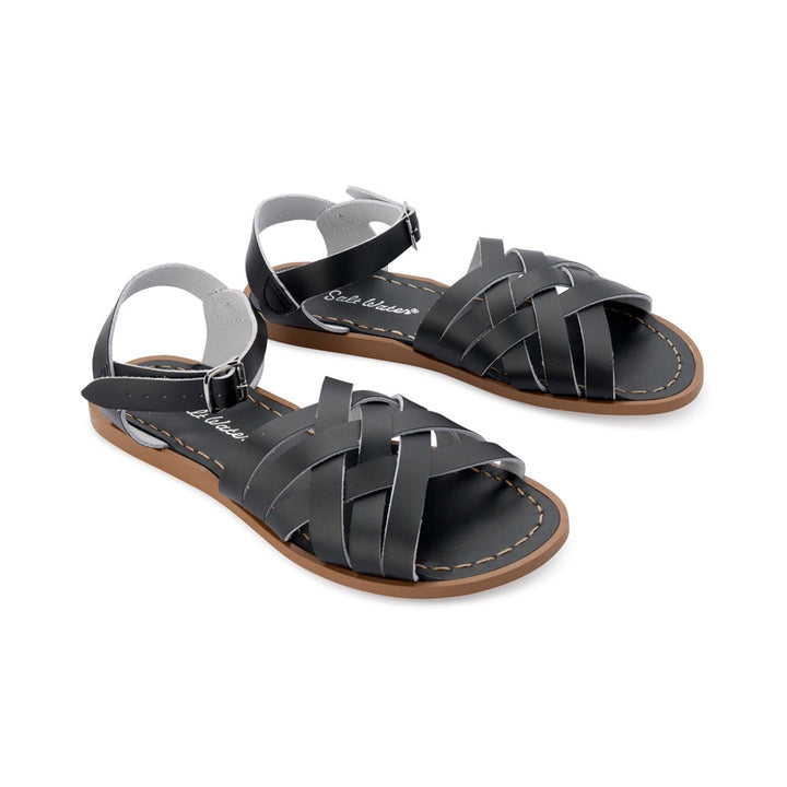 Saltwater Sandals Adults Retro - Black