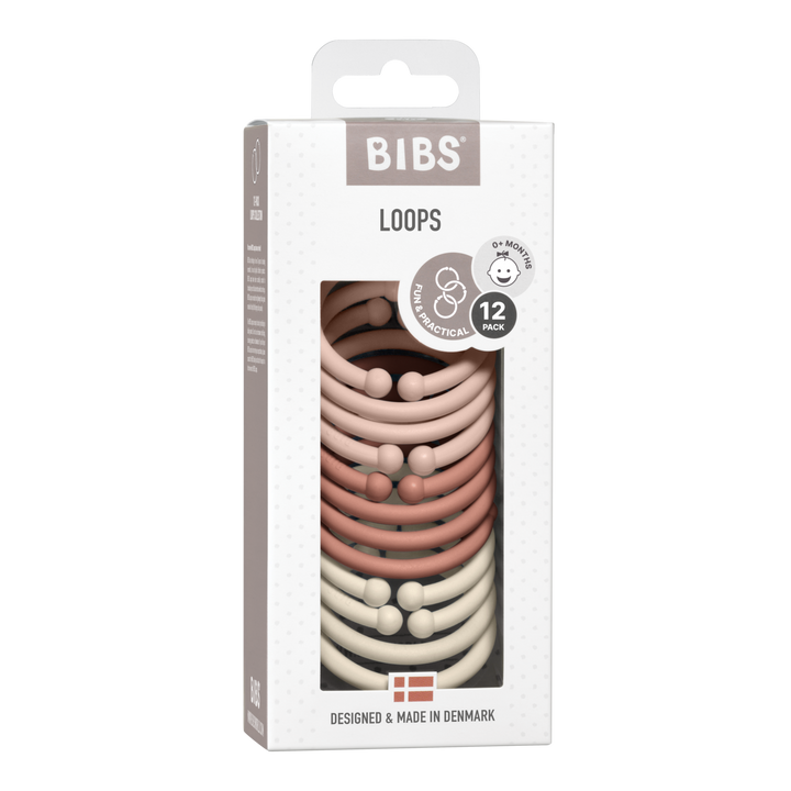 Bibs Loops - Blush/Woodchuck/Ivory