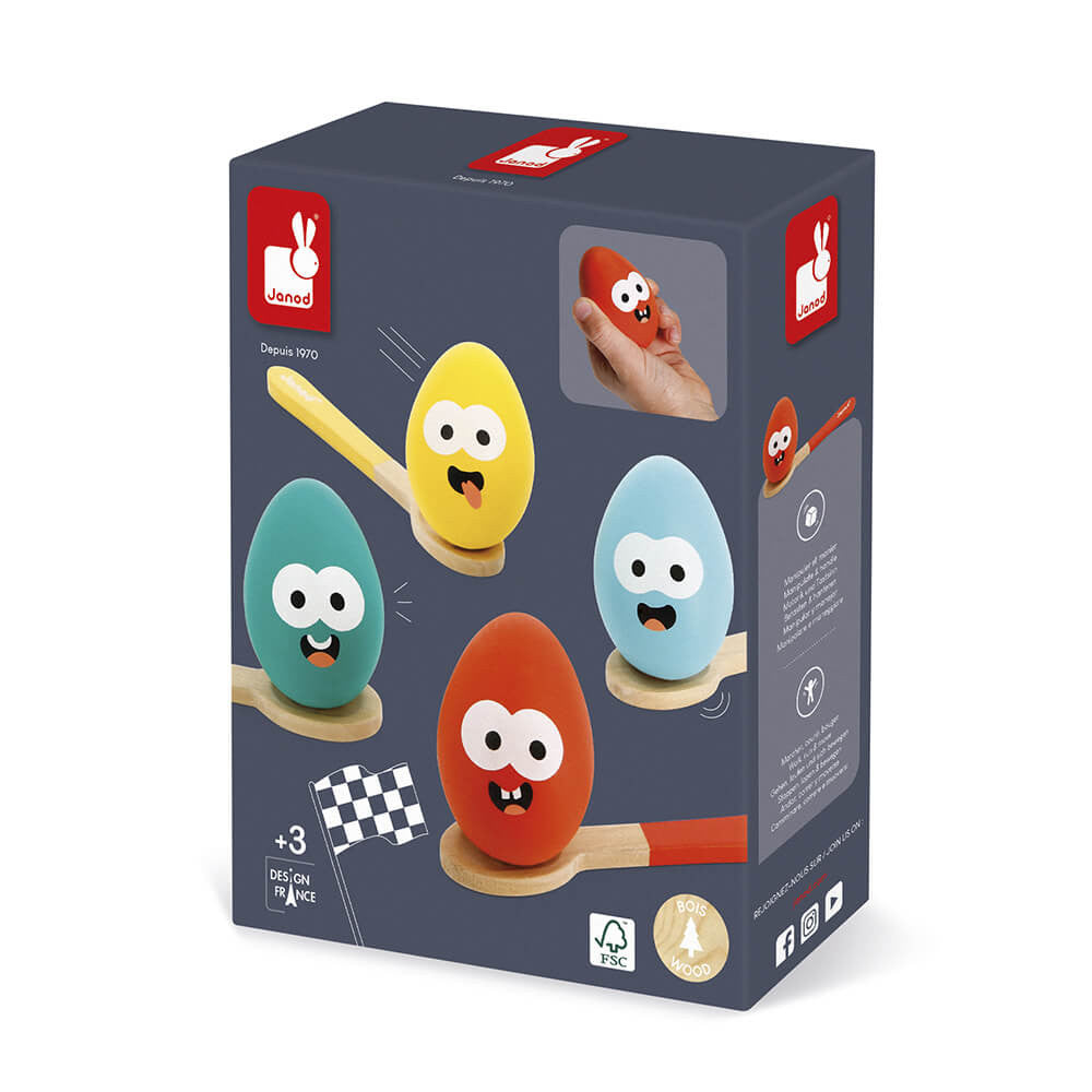 Janod - Egg and Spoon Race
