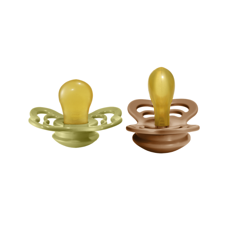 Supreme Latex Pacifier 2 Pack - Meadow/Earth