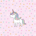 Greeting Card - Unicorn Stars