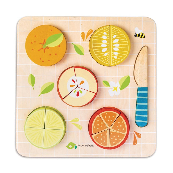 Wooden Citrus Fractions Puzzle