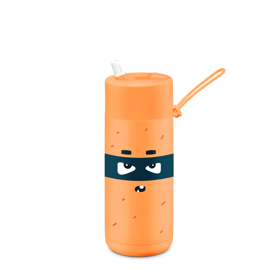 Frankster Drink Bottle 475ml - Neon Orange/Robin