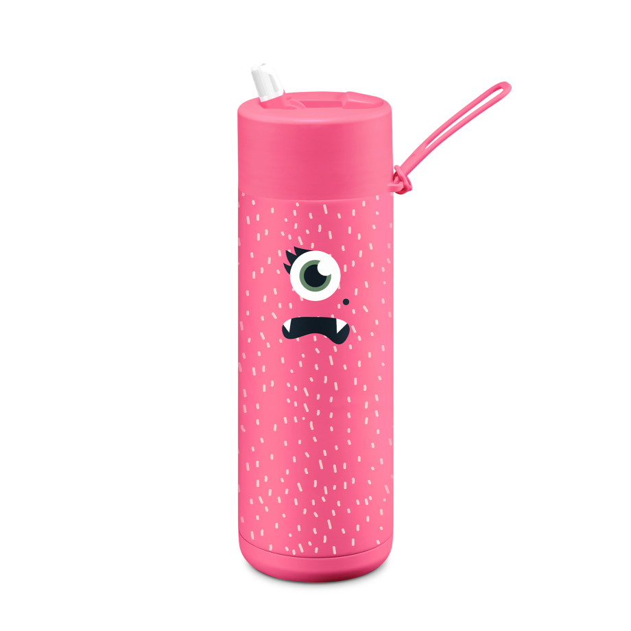 Frankster Drink Bottle 595ml - Neon Pink/Piper