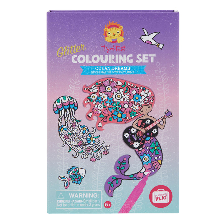 Glitter Colouring Set - Ocean Dreams