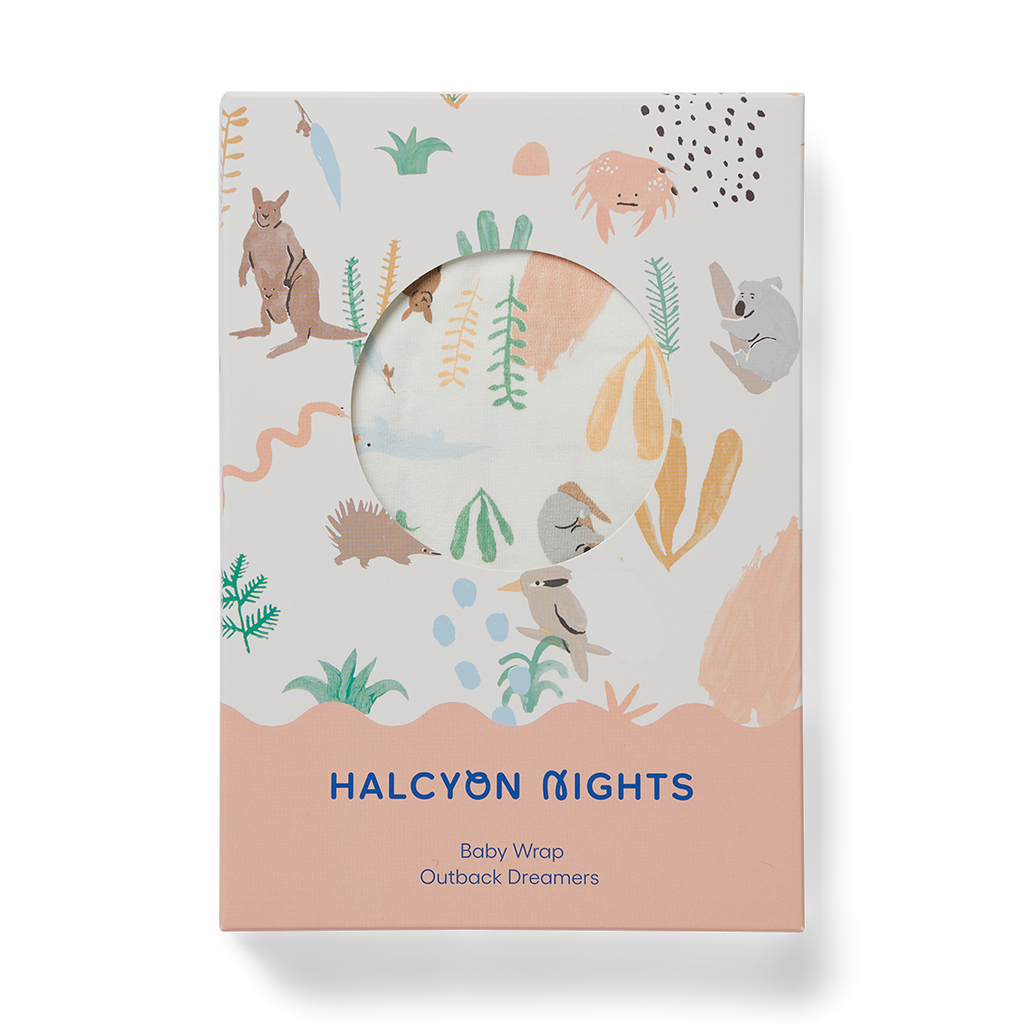 Halcyon Nights Baby Wrap - Outback Dreamers