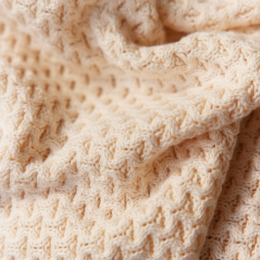 Nature Baby Bassinet Blanket - Honeycomb