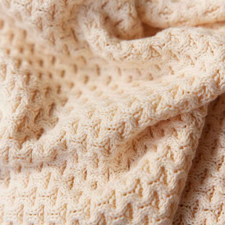 Nature Baby Cot Blanket - Honeycomb
