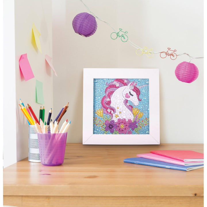 Crystal Painting Kit with Frame - Unicorn