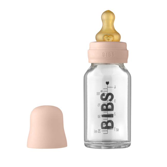 BIBS Glass Bottle Set 110ml - Blush